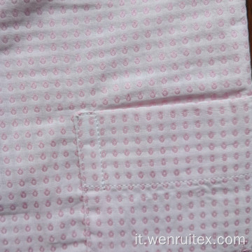 Camicie rosa risvolto stampate in cotone 100% a manica lunga da uomo